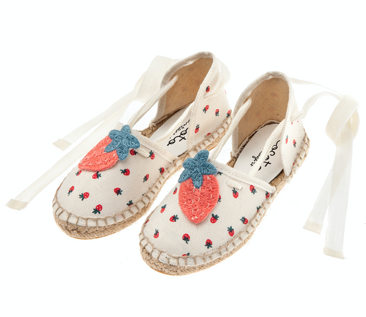TOCOTO VINTAGE STRAWBERRY PRINT ESPADRILLES