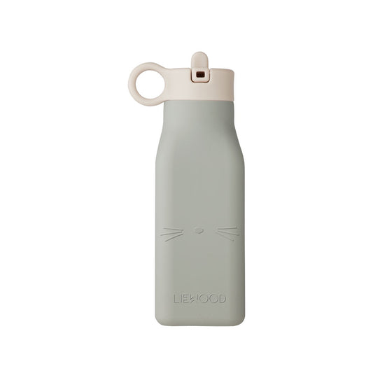 LIEWOOD WARREN WATER BOTTLE CAT DOVE BLUE