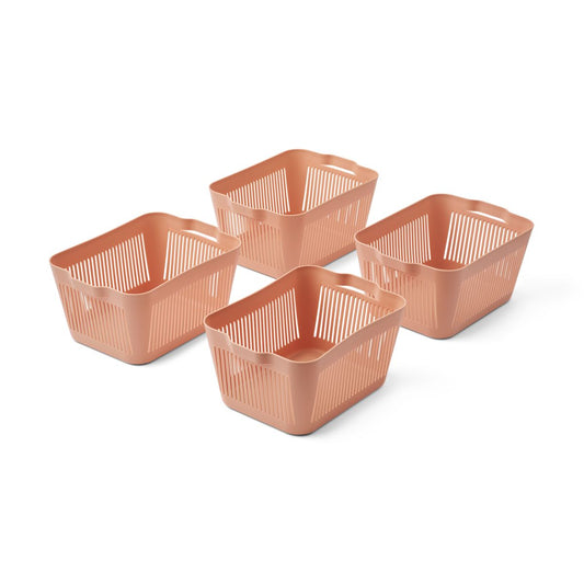 LIEWOOD MAKEEVA BASKET S 4-PACK TUSCANY ROSE