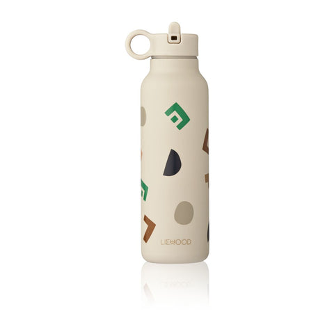 LIEWOOD Falk Water Bottle 500 ml Graphic alphabet / Sandy