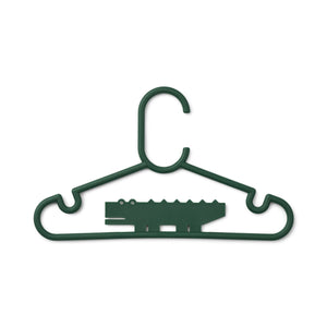 LIEWOOD FALTON HANGER WITH ANIMAL DETAILS 8-PACK GARDEN GREEN