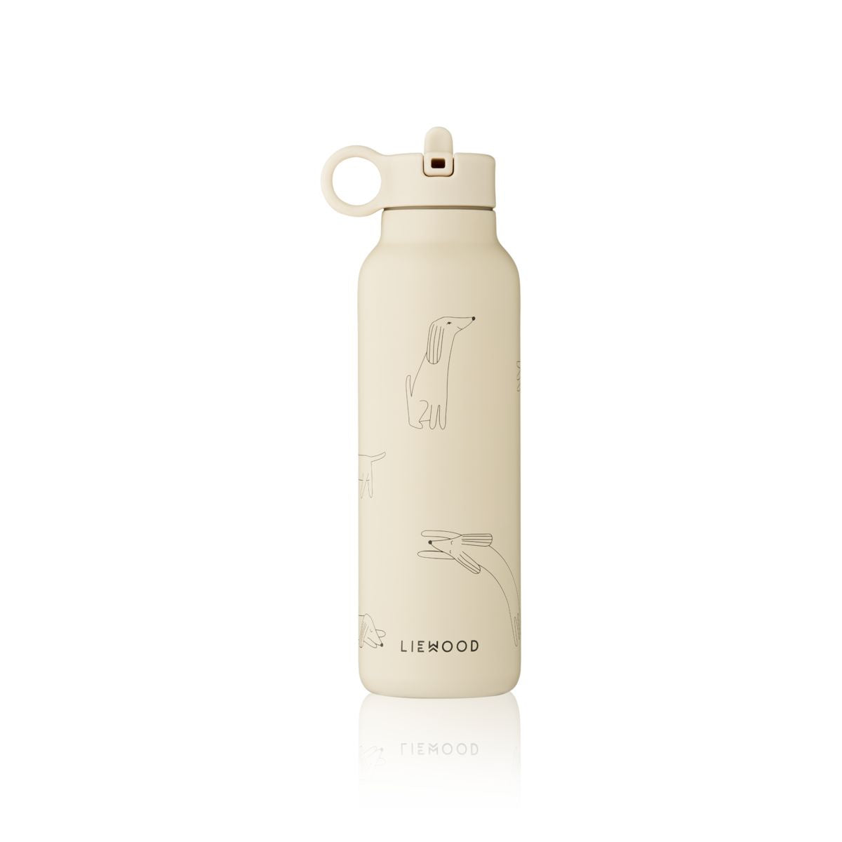 LIEWOOD FALK STEEL WATER BOTTLE 500 ML DOG / SANDY