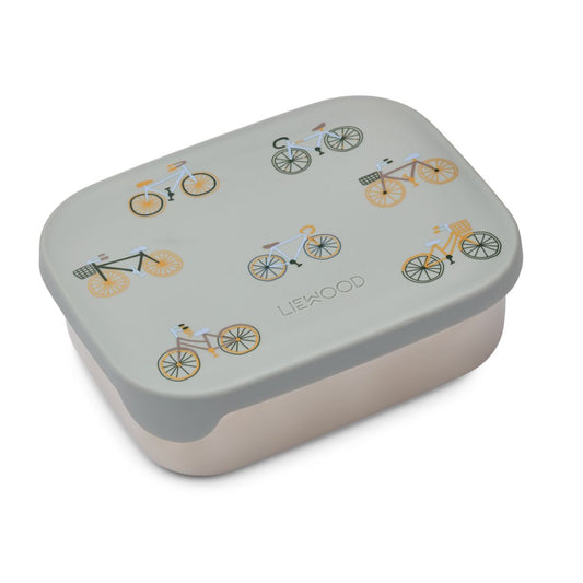 LIEWOOD ARTHUR LUNCHBOX Bicycle / Cloud blue