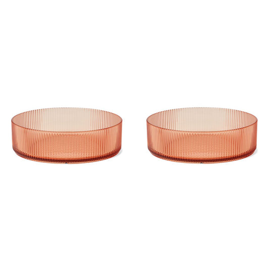 LIEWOOD JOEL BOWL 2-PACK TUSCANY ROSE