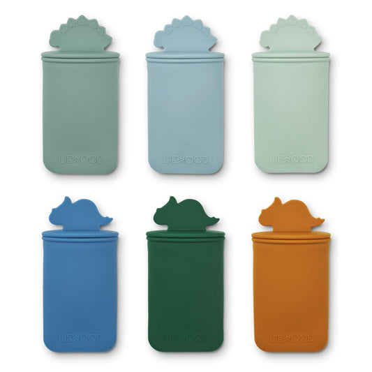 LIEWOOD MALIK MINI ICE POPS 6 PACK PEPPERMINT MULTI MIX