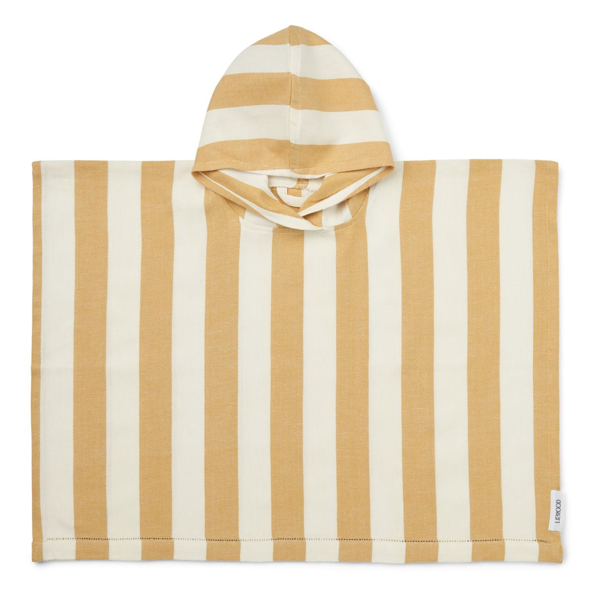 LIEWOOD ROOMIE PONCHO Y/D STRIPES WHITE / YELLOW MELLOW