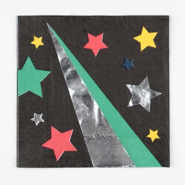 My Little Day paper napkins - disco stars