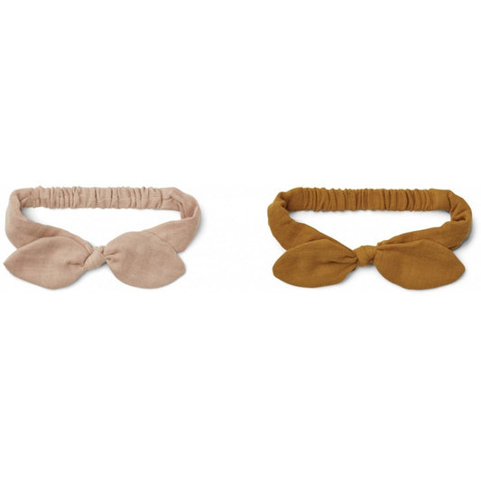 LIEWOOD Henny headband 2-pack Rose mustard mix