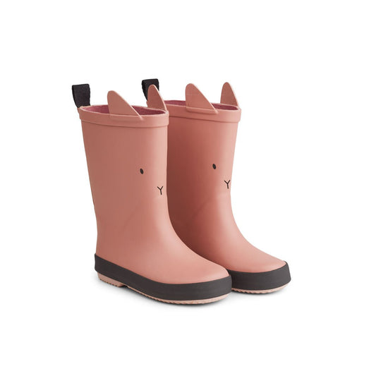 LIEWOOD  Rio Rain Boot - Rabbit dark rose