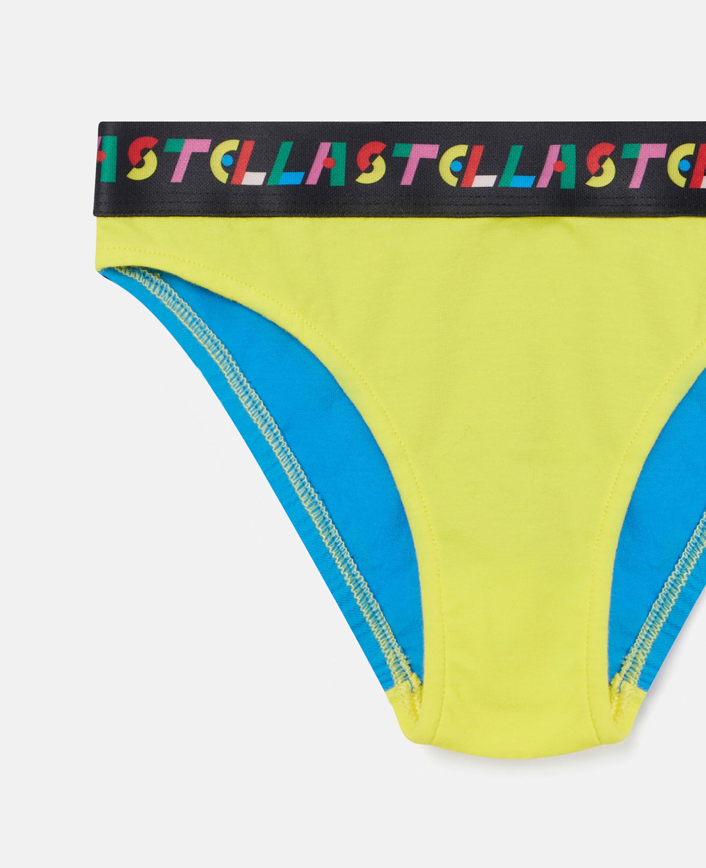 STELLA MCCARTNEY Colourblock Cotton Brief Set