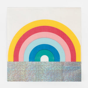 My Little Day paper napkins - rainbow