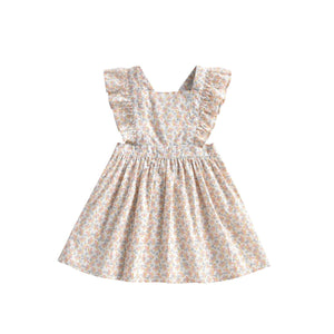 LOUISE MISHA Dress Ambika Cream Petals BABY AND KIDS