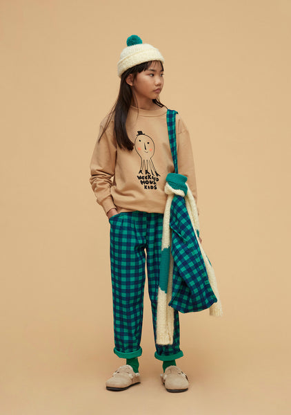 Weekend House Kids Check corduroy pants (green)