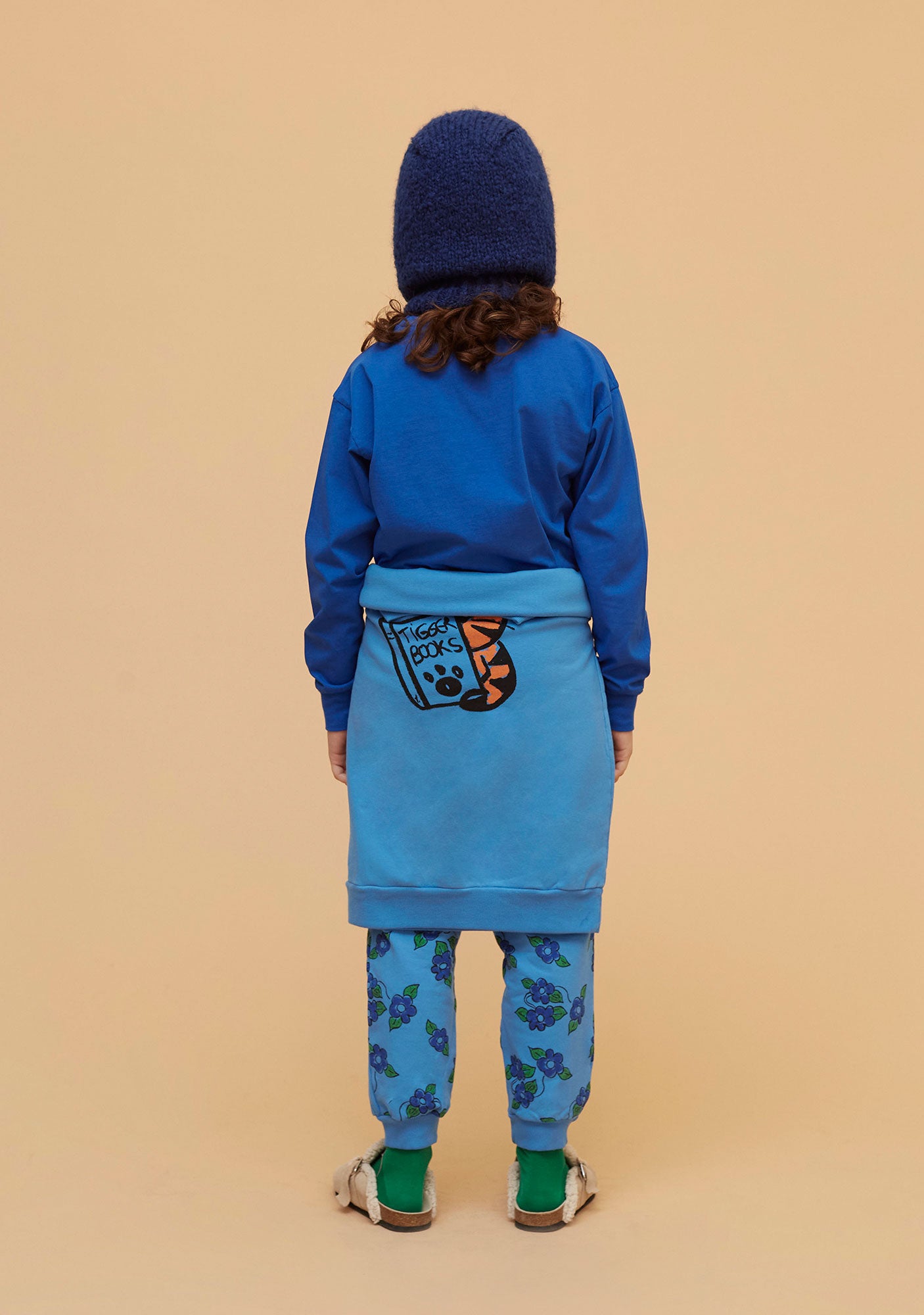 Weekend House Kids Logo turtle neck (blue)