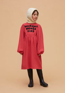 Weekend House Kids Red logo dress