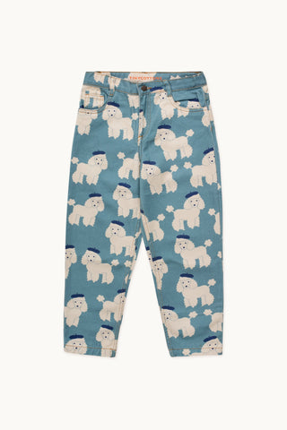 TINYCOTTONS TINY POODLE BAGGY JEANS blue grey