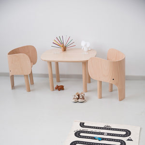 EO ELEPHANT CHAIR TABLE SET EO FURNITURE 2 ELEPHANT CHAIRS AND 1 TABLE SET 【Pre-order】