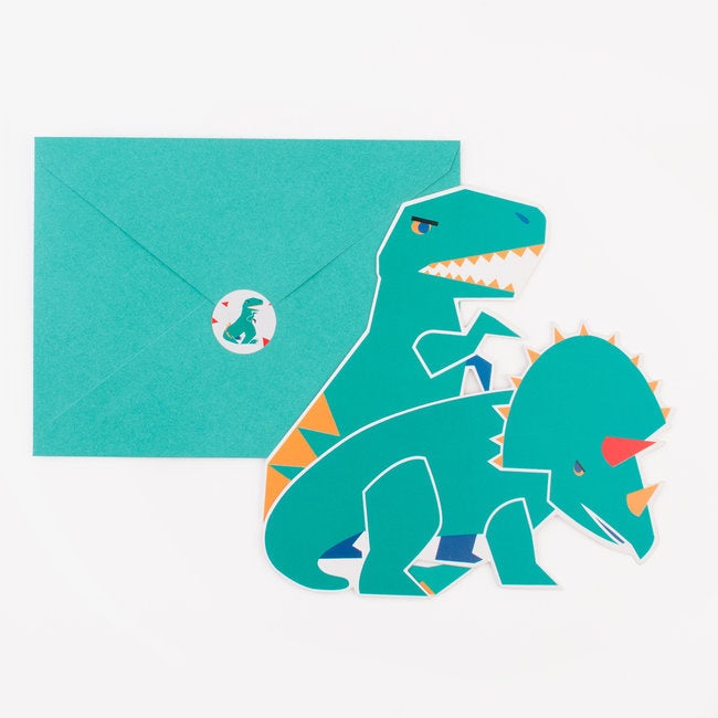 My Little Day invitations - dinosaur