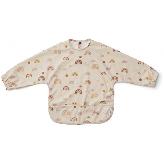 Liewood  Merle Cape Bib - Rainbow love sandy