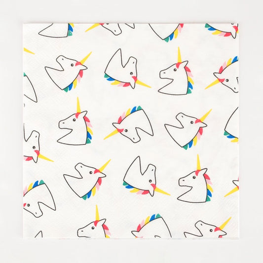 My Little Day paper napkins - unicorn