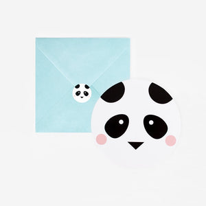 My Little Day invitations - mini panda