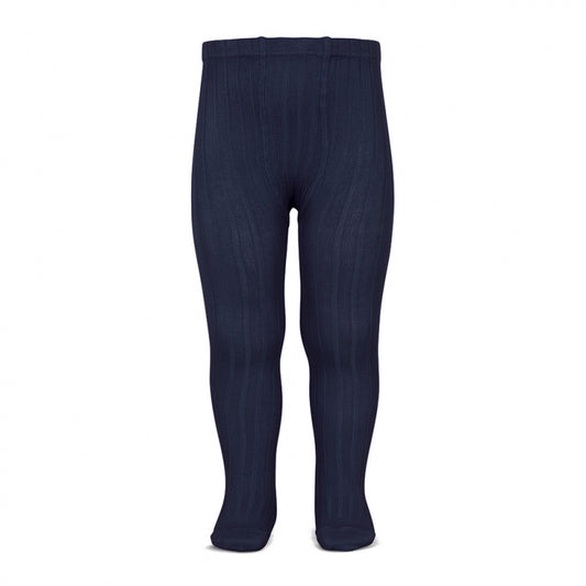 Condor BASIC RIB TIGHTS NAVY BLUE  ribbed tight 480