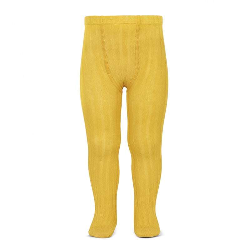Condor BASIC RIB TIGHTS YELLOW ribbed tight 630
