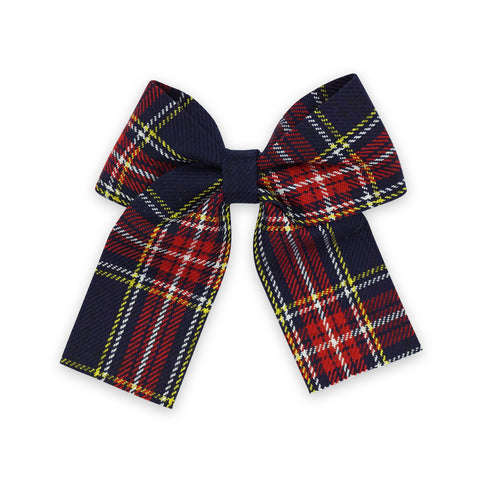 MILK X SODA CHEQ RIBBON HAIR CLIP NAVY