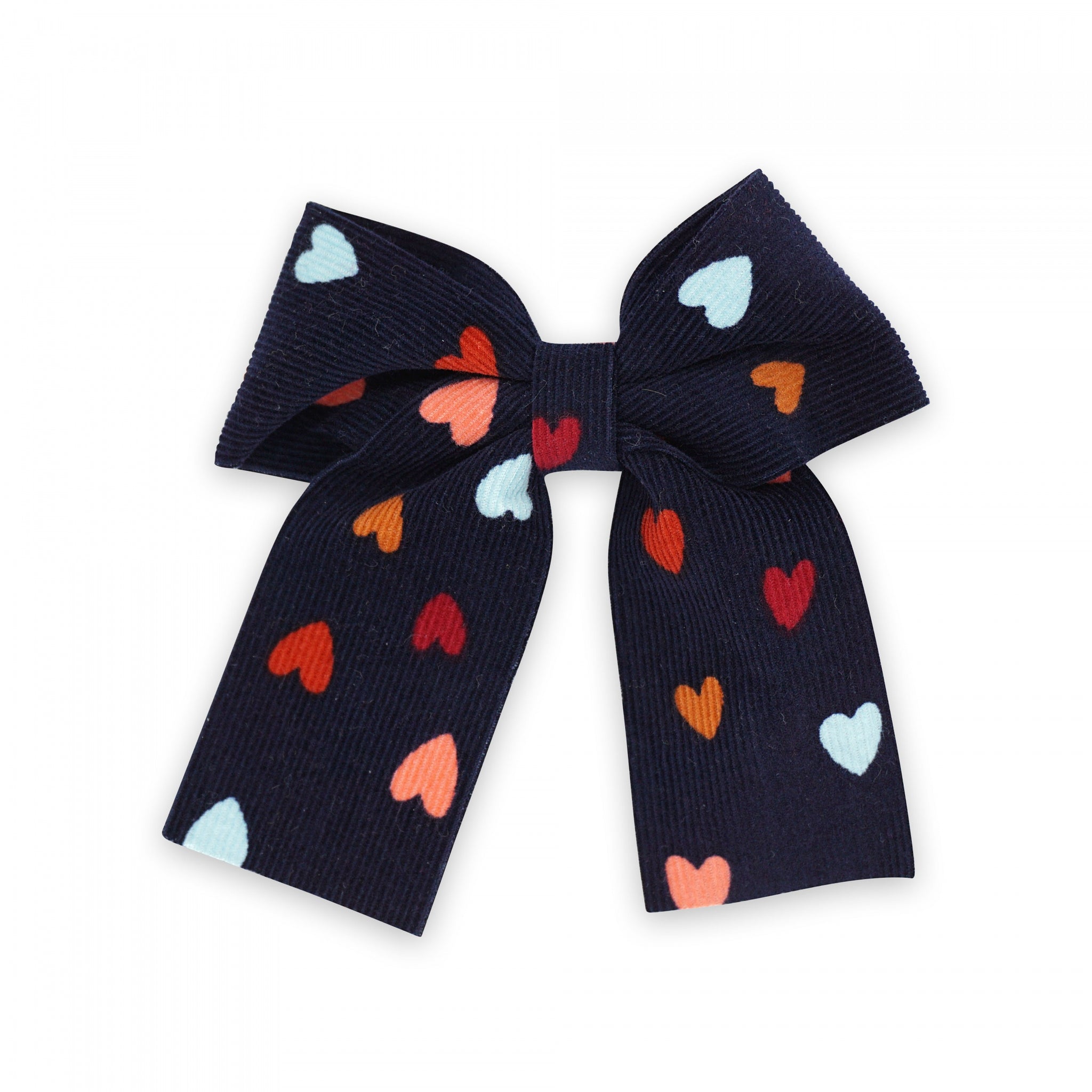 MILK X SODA HEART DOT HAIR CLIP NAVY