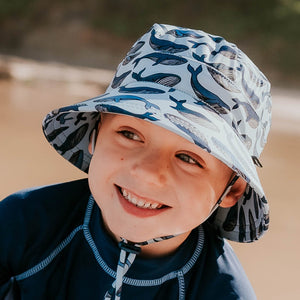 BEDHEAD HATS Kids Classic Swim Bucket Beach Hat - Whale