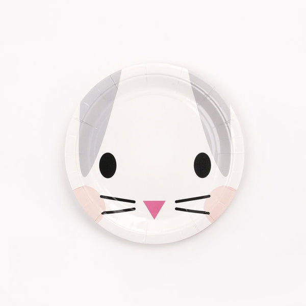 My Little Day paper plates - mini rabbit