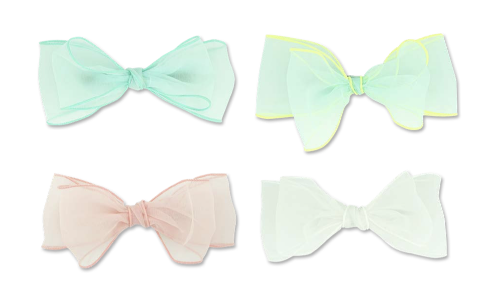 MINISTA  SAGE RIBBON HAIR CLIP