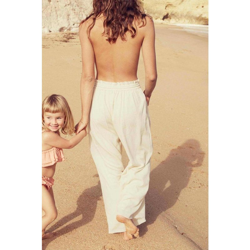 LOUISE MISHA WOMEN Pants Anchita Cream