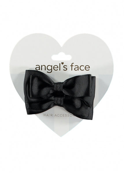 Twin Pack Bows Black