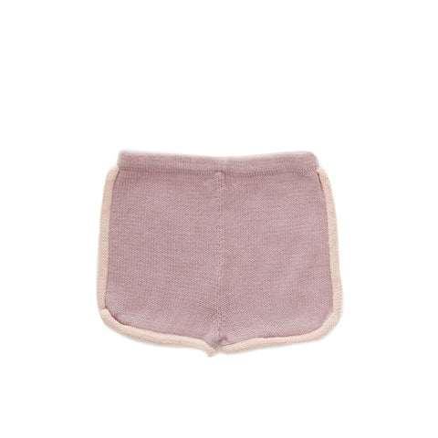 OEUF NYC 70S SHORTS Mauve Coral Almond-