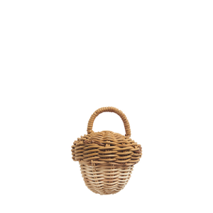 OLLI ELLA  RATTAN ACORN RATTLE