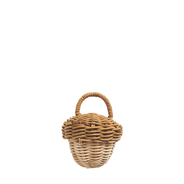 OLLI ELLA  RATTAN ACORN RATTLE