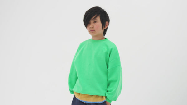 REPOSE AMS CREWNECK SWEATER - SPRING GREEN