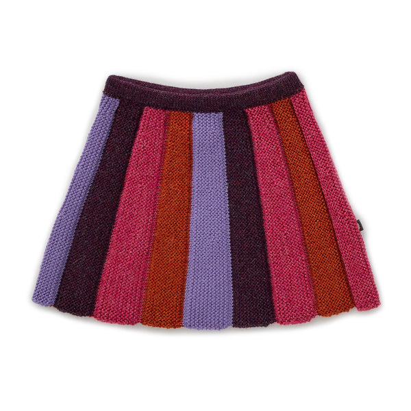 OEUF NYC  Striped Skirt Lilac / Stripes