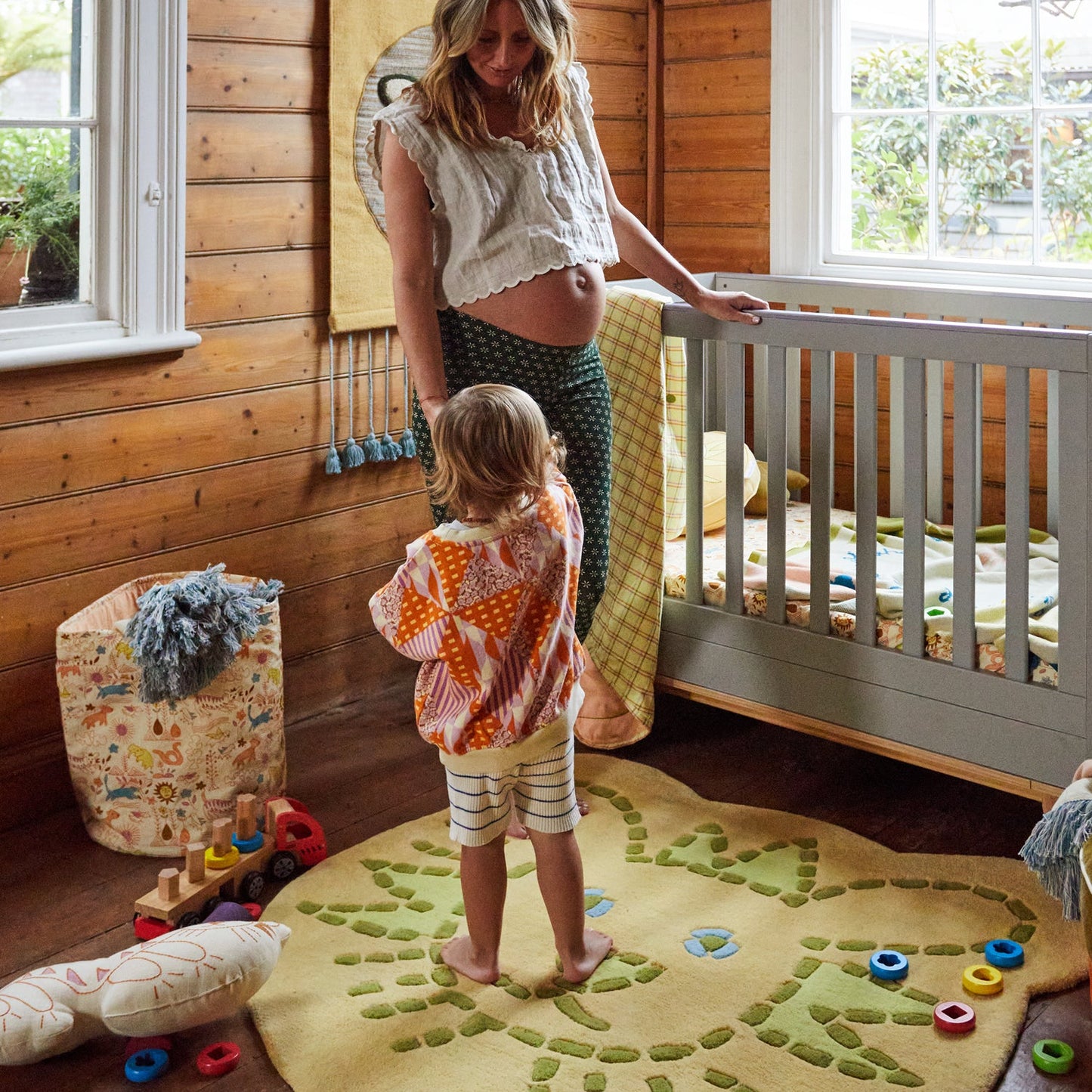 SAGE & CLARE BROSELEY COTTON BASKET