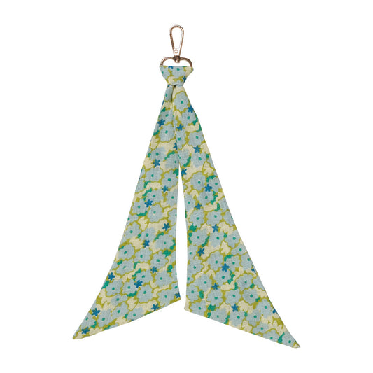 SAGE & CLARE LEYLAND BANDANA KEY RING - CLOUD FLORAL