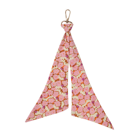 SAGE & CLARE LEYLAND BANDANA KEY RING - MUSK FLORAL