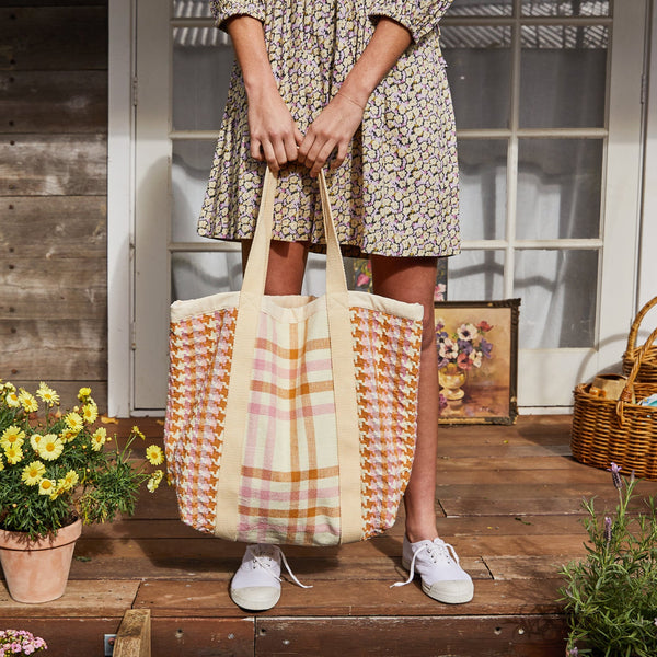 SAGE & CLARE BODMIN WOVEN TOTE BAG - MUSK