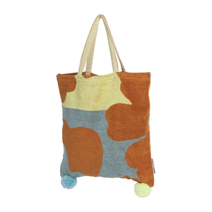 SAGE & CLARE HAILSHAM FLORAL TOTE BAG - FUDGE