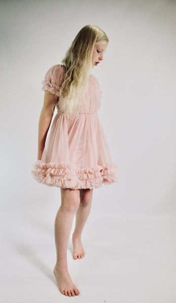 DOLLY by Le Petit Tom ® FRILLY DRESS ballet pink
