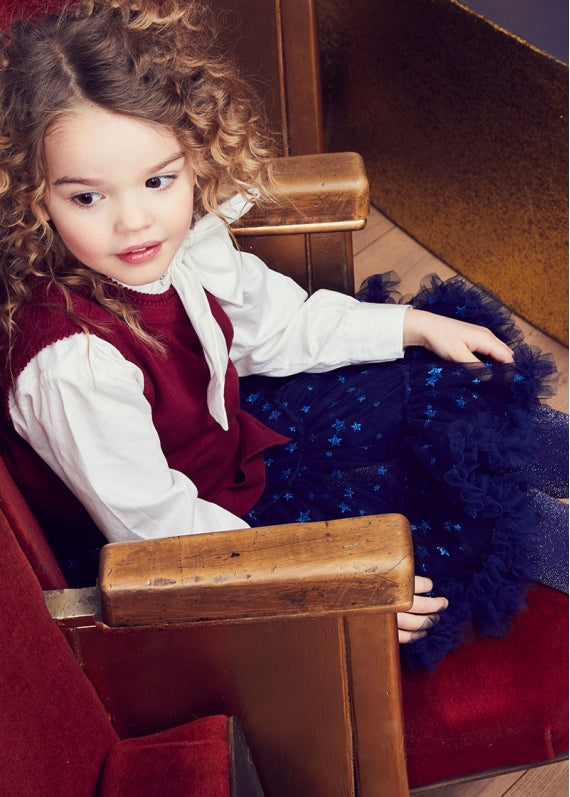 Angel's Face Star Pixie Tutu Skirt Navy