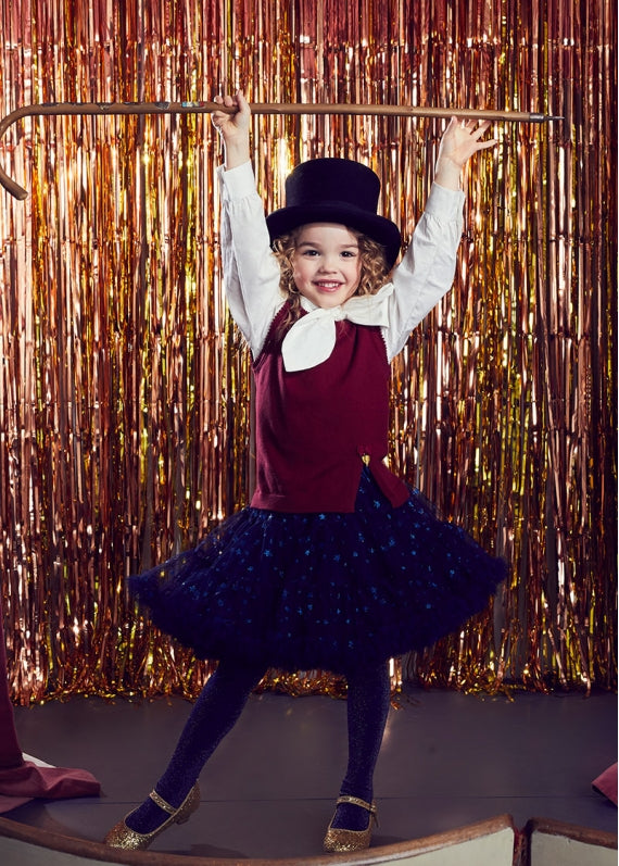 Angel's Face Star Pixie Tutu Skirt Navy