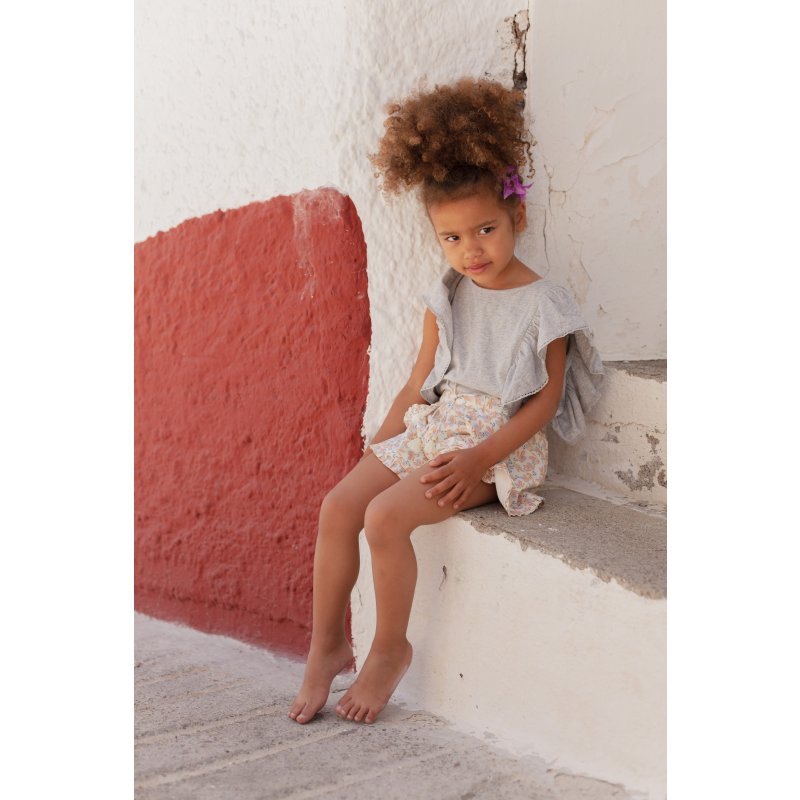 LOUISE MISHA Shorts Asha Cream Petals BABY AND KIDS