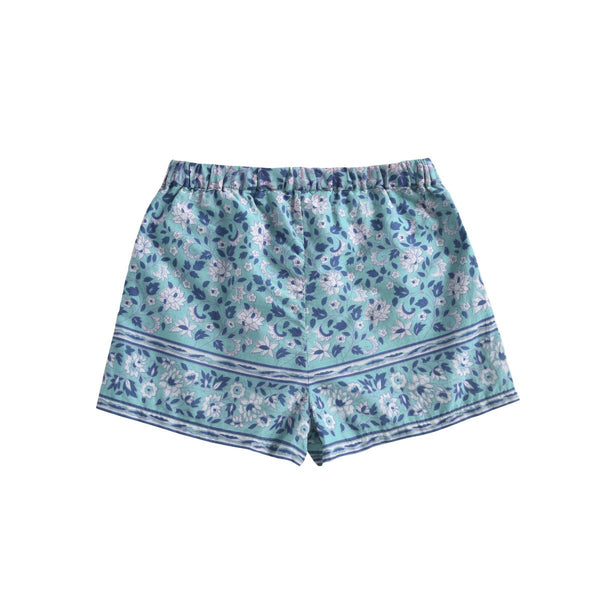 LOUISE MISHA Shorts Vallaloid Emerald Flowers BABY AND KIDS