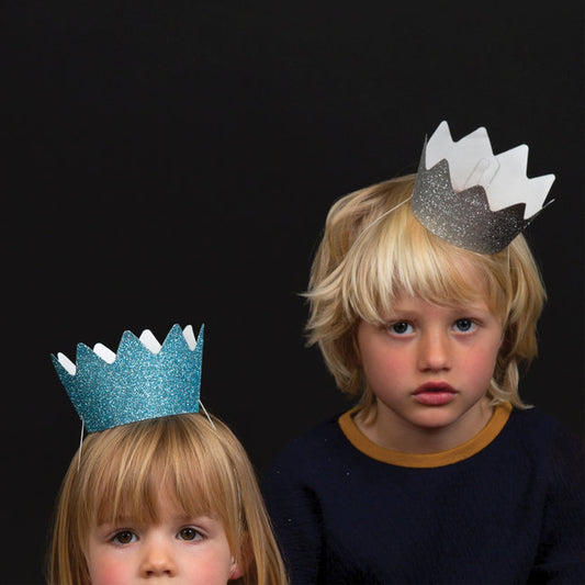 My Little Day glitter crowns - blue